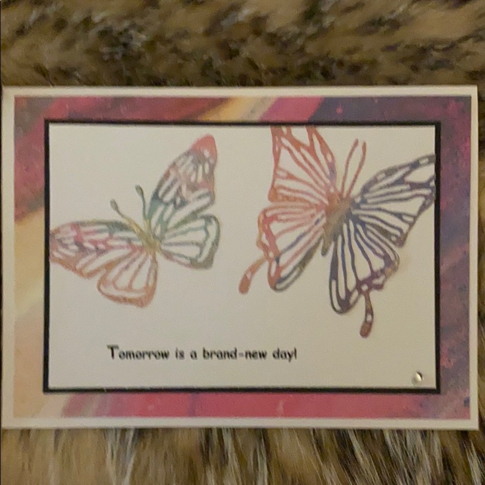 Handmade cards and earrings gift set